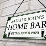 PERSONALISED Home Bar Hanging Sign Garden Plaque Man Cave 