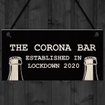 Funny Corona Bar Sign For Home Bar Garden Hanging Sign Alcohol