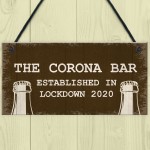 Corona Bar Sign For Garden Man Cave Home Bar Hanging Bar Sign
