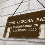 Corona Bar Sign For Garden Man Cave Home Bar Hanging Bar Sign