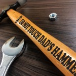 FUNNY Gift For Dads Birthday Fathers Day Engraved Hammer Gift