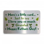 Fathers Day Gift For Grandad From Grandchildren Wallet Insert