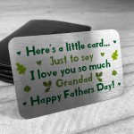 Fathers Day Gift For Grandad From Grandchildren Wallet Insert