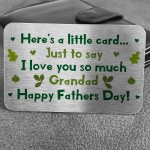 Fathers Day Gift For Grandad From Grandchildren Wallet Insert