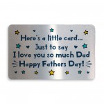 Fathers Day Gift For Dad From Daughter Son Metal Wallet Insert