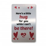 Mum Dad Nan Friend Keepsake Gift Little Pocket Hug Wallet Insert