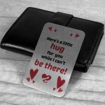 Mum Dad Nan Friend Keepsake Gift Little Pocket Hug Wallet Insert