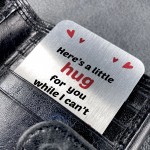 Mum Dad Nan Friend Keepsake Gift Little Pocket Hug Wallet Insert