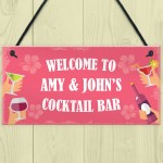 Personalised Cocktail Bar Alcohol Gifts Novelty Home Bar Gifts