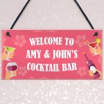 Personalised Cocktail Bar Alcohol Gifts Novelty Home Bar Gifts