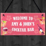 Personalised Cocktail Bar Alcohol Gifts Novelty Home Bar Gifts