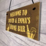 Home Bar Personalised Plaque Man Cave Garden Decor Gifts