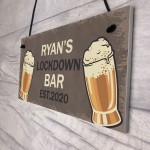 Home Bar Garden Hanging Sign Alcohol Man Cave Beer Lockdown Bar