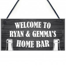 PERSONALISED Home Bar Sign Novelty Bar Man Cave Sign Home Decor 