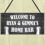 PERSONALISED Home Bar Sign Novelty Bar Man Cave Sign Home Decor 