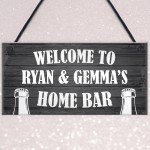 PERSONALISED Home Bar Sign Novelty Bar Man Cave Sign Home Decor 