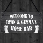 PERSONALISED Home Bar Sign Novelty Bar Man Cave Sign Home Decor 