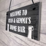 PERSONALISED Home Bar Sign Novelty Bar Man Cave Sign Home Decor 