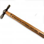 Personalised Fathers Day Birthday Gift For Dad Engraved Hammer