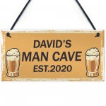 Personalised Man Cave Gifts For Him Novelty Bar Sign Fathers Day