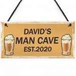Personalised Man Cave Gifts For Him Novelty Bar Sign Fathers Day
