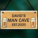 Personalised Man Cave Gifts For Him Novelty Bar Sign Fathers Day