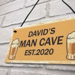 Personalised Man Cave Gifts For Him Novelty Bar Sign Fathers Day