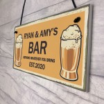 PERSONALISED Sign For Home Bar Man Cave Novelty Gifts For Him