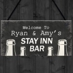 PERSONALISED Home Bar Gifts Novelty Quarantine Gifts Bar Plaques