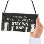 PERSONALISED Home Bar Gifts Novelty Quarantine Gifts Bar Plaques