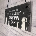 PERSONALISED Home Bar Gifts Novelty Quarantine Gifts Bar Plaques