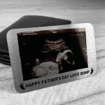 Fathers Day Gift For Bump Personalised Photo Wallet Card Baby