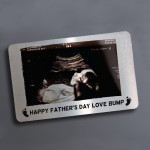 Fathers Day Gift For Bump Personalised Photo Wallet Card Baby