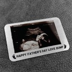 Fathers Day Gift For Bump Personalised Photo Wallet Card Baby