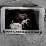 Fathers Day Gift For Bump Personalised Photo Wallet Card Baby