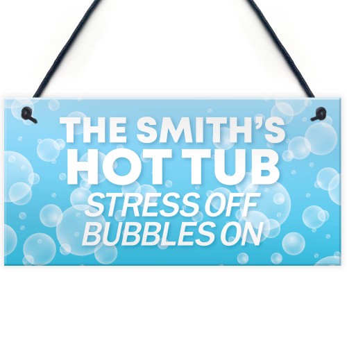 Personalised Hot Tub Gift For Garden Novelty Hot Tub Accessories