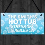 Personalised Hot Tub Gift For Garden Novelty Hot Tub Accessories