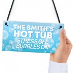 Personalised Hot Tub Gift For Garden Novelty Hot Tub Accessories