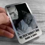 First Fathers Day Gift Novelty Dad Gift Personalised Metal Card