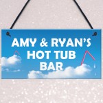 PERSONALISED Hot Tub Bar Signs And Plaques Novelty Garden Decor 