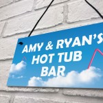 PERSONALISED Hot Tub Bar Signs And Plaques Novelty Garden Decor 
