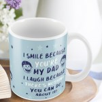 Funny Novelty Dad Mug Gift For Fathers Day Gifts For Him Novelty