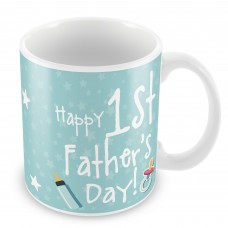 First 1st Fathers Day Mug Novelty Gift Idea For New Dad Newborn 