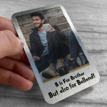 Funny Brother Gift For Birthday Xmas Personalised Metal Card
