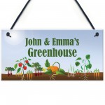 PERSONALISED Novelty Greenhouse Sign Garden Signs And Plaques