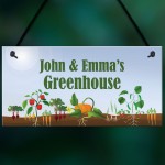 PERSONALISED Novelty Greenhouse Sign Garden Signs And Plaques