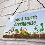 PERSONALISED Novelty Greenhouse Sign Garden Signs And Plaques