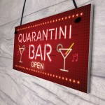 Novelty Home Bar Signs QUARANTINE Gifts For Man Cave Bar Signs