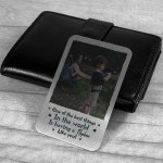 Personalised Metal Photo Card For Nephew Novelty Birthday Gift