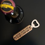 Novelty Step Dad Gift For Fathers Day Birthday Bottle Opener